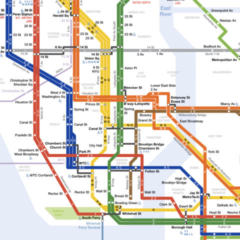 Graphic design and modern subway map hacks - Ideabook.com