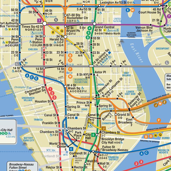 Free Printable Nyc Subway Map